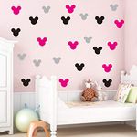 Gadgets WRAP 20 Pcs/Set Mickey Minnie Mouse Vinyl Wall Stickers for Kids Rooms Decoration Nursery Wall Stickers Decals Bedroom Decor Mural