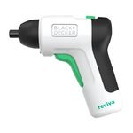 BLACK+DECKER 4V MAX reviva Electric Screwdriver, Cordless, USB Chargeable (REVSD4C)