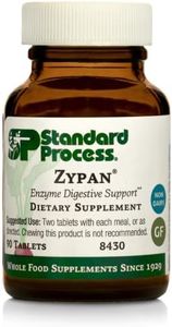 Standard Process Zypan - Digestive Health Support Supplement - HCI Supplement with Pancreatin, Betaine Hydrochloride & Pepsin - Support Macronutrient Digestion - 90 Tablets