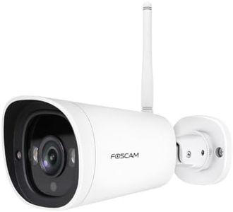 FOSCAM - G4C - Telecamera IP WiFi esterna Full HD 2K - Visione Notturna 20m - Rilevamento del Movimento - Punti luminosi