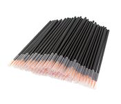 Disposable Eyeliner Brush,Eye Makeup Tools, Eyeliner Pencil For Eye Makeup, Eyelashes (150 PCS） (Yellow)