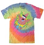 Tee Luv Men's Melting Patrick Star Shirt - Spongebob Squarepants Character T-Shirt (Eternity Tie Dye) (XXL)