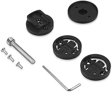 kwmobile Soporte de Manillar de Bicicleta Compatible con Garmin Edge/Bryton Rider/CatEye - 1x Soportes para GPS en Negro