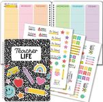 Colorful Undated Teacher Planner 2024-2025 - Homeschool Planner, Teacher Lesson Planner 2024-2025, Teacher Lesson Plan Book, Lesson Planner Book for Teacher, Teacher Planner Undated, Teacher Plan Book