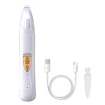 Pet Hair Trimmer, USB LED Electric Dog Grooming Clippers, Cordless Clippers, Low Noise, for Pet Paw Eyes Ears Face Rump