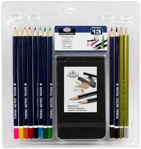 Royal & Langnickel Drawing Pencil Set with Sketchbook