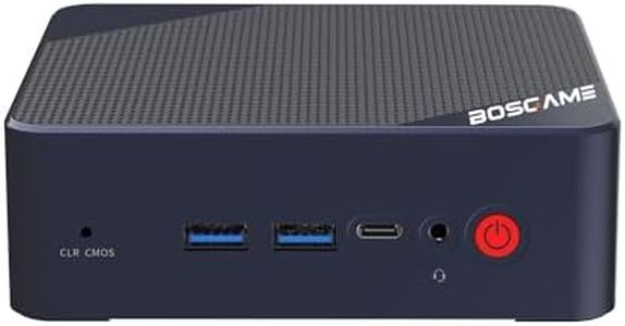 BOSGAME Mini PC N100 Alder Lake Intel 12th Mini Computers, Windows 11 Pro 16GB DDR4 RAM 512GB PCIe x1 SSD, 4K 60HZ Triple displays by Dual HDMI+Type-C, Quiet Mini PC, WIFI5, Office, Education