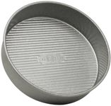 USA Pans Aluminized Steel 8-Inch Round Layer Cake Pan with Americoat