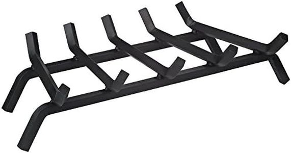 Rocky Mountain Goods Heavy Duty Fireplace Grate - Solid Metal Bar Log Holder Grate with 3/4” Bars - Rack Heater for Wood Stove with Heavy Gauge Wrought Iron Bars (27")
