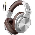 OneOdio A70 Fusion Bluetooth Over Ear Headphones with 72H Playtime, Studio DJ Headphones with Share-Port, Wired and Wireless Recording Headphones with Stereo Sound for Electric Drum Piano Guitar AMP