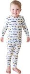 Posh Peanut Girls Pajamas - Soft, Viscose from Bamboo PJs for Kids - Matching, Long Sleeve Toddler Pajamas for Girls (3-4 Years) Enzo