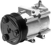 Denso 471-8121 New Compressor with Clutch for Ford Heavy-Duty and Super-Duty Trucks