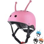 Kids Helmet Toddler Helmet Adjustable Toddler Bike Helmet Ages 3-8 Years Old Boys Girls Multi-Sports Safety (Pink)