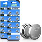 LiCB 20 PCS SR927SW Battery LR927 AG7 395 399 1.55V Button Cell Watch Batteries