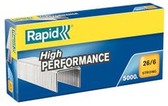 Rapid 26/6 mm Galvanized Strong Staples with 30 Sheet Capacity (Pack of 5000)