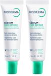Bioderma - Sébium - Pore Refiner Cream - Corrective Care for enlarged pores - For Combination to Oily Skin - 1 fl.oz. (Pack of 2)