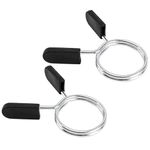 EastyGold Barbell Spring Clip Circlip Collars Olympic Barbell Weight Bars Weightlifting Clamps Clips 2 Inches Dumbbell Lock Buckle for Fitness Exercise Strength Training Gym Accessory 1 Pair