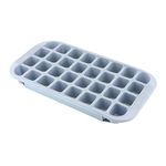 St@llion Ice Cube Trays Flexible and Easy Release 32 Ice Cube Molds for Whiskey, Cocktails - BPA Free, Stackable Durable, Frozen Baby Food, Drinks, Coffee, and Fruit (Pack of 1)