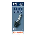 SYLVANIA - D2S Basic HID (High Intensity Discharge) Headlight Bulb - High Performance Bright, White, and Durable Lamp (Contains 1 Bulb)