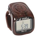 PHONEX Tally Counter Clicker : Multi-Channel Digital Finger Counter Tasbih with LED, Beep Sound, Time Clock & Reset Button - Premium Quality Dhikr Counter & Tasbeeh Counter (Brown)