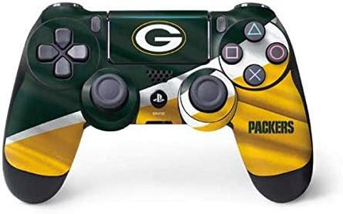Skinit Decal Gaming Skin Compatible with PS4 Pro/Slim Controller - Officially Licensed NFL Green Bay Packers Design