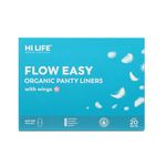 Hi Life Organic Panty liners | Daily Liners Super-Soft and Unique With Wings for Protection Against Leakage, Rashes & Discharge, Designed for Daily Use |Cotton Panty Liners with wings Pack of 20