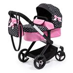 Bayer Design 17060AA Combi dolls pram Xeo, stroller, height-adjustable handle, convertible, bag