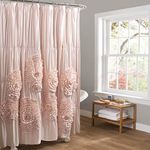 Lush Decor Serena Ruffle Shower Cur