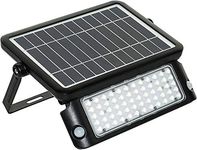 Luceco Solar Guardian PIR Floodlight Black, IP65 Rated, 10 Watts