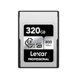 Lexar Professional SILVER Series CFexpress Type A Card 320GB, CFe Card Up to 800MB/s Read, VPG200, 8K Video CF Card, Memory Card Compatible with Sony Alpha and Sony FX Cameras (LCAEXSL320G-RNENG)