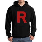 Tstars Halloween Rocket Inspired Sweatshirt Men's Hoodie Large Black