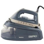 Beldray BEL01137TT Titanium Steam Surge Pro Iron – Steam Station with XL 1.2L Water Tank, Steam Iron with Ceramic Soleplate, Variable Temperature Control, Locking System, Anti-Calc Function, 2400 W