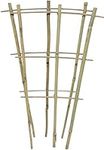 3 X (60cm) Bamboo Fan Pot Ladder Trellis, Outdoor,Indoor Plant Support, Weather Resistant Provide Support To Climbing Plant Trainer (Pack of 3)