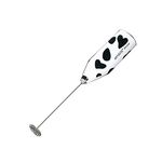 aerolatte Milk frother Cow Design, Stainless Steel, Black/White