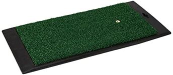 Callaway FT Launch Zone Golf Hitting Mat with Rubber Backing Golf Putting Mat, Green, 1' x 2'