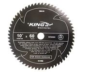 KING TCT Saw Blade 10" (250 mm) - Pack of 2 pieces (10inchx60Teeth)