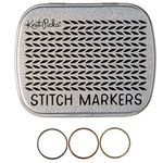 Knit Picks Metallic Stitch Marker Set - Large 30 Pack