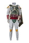 Bilicos Wars Bounty Hunter Uniform Outfit Halloween Carnival Suit Manda Battle Armor Cosplay Costume Men's M