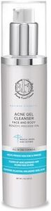 Benzoyl Peroxide 10% Severe Acne Cleanser- Clinically Proven Wash to Fight Acne Bacteria on Contact for Cystic Breakouts, Oily Skin, Clogged Pores, Blackhead & Whitehead Pimples for Face & Body.