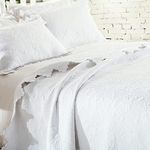 Brandream White Quilts Set Twin Siz