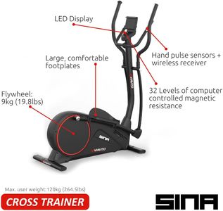 Viavito Sina Elliptical Trainer – Home Cardio Exercise Machine