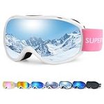 Supertrip Ski Goggles for Men Womens Anti-fog skiing goggles UV Protection Snow Snowboarding Goggles for Adult Youth