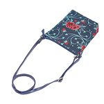 Signare Tapestry Small Cross body Bag Sling Bag for Women with with Mexican Folk Art Design (Frida Kahlo Carnation, SLING-FKCARN)