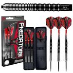 Harrows Predator 21g Steel Tip Dart Set – 90% Tungsten, 3 Super Grip Fusion Shafts, 3 Predator Flights (21)