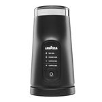 Lavazza, MilkEasy Plus Electric Milk Frother, Ideal for Hot Milk, Latte Macchiato, Cappuccino, Cold Cappuccino with Elegant Ergonomic Design, Multifunction Button, Magnetic Whisk and Transparent Lid
