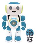 LEXIBOOK - Powerman Jr. Smart Interactive Toy Robot that Reads in the Mind Toy for Kids Dancing Plays Music Animal Quiz STEM Programmable Remote Control Boy Robot Junior Green/Blue - ROB20EN