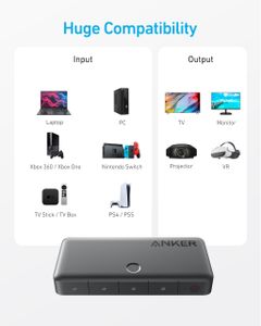 Anker 4K HDMI Switch 4x1 – 4-Port Ultra HD HDMI Selector