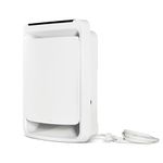 Stelpro Oasis Plug-in 120V Wall Fan Heater with built-in thermostat - Ultra-Quiet and precise with Heat Boost Mode, 1500W, 12" x 15 13/16" - SOA1501PW - White