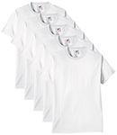 Fruit of the Loom Men's Heavy T Shirt, White, S UK