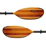 BENDING BRANCHES Angler Navigator Hybrid Wood 2-Piece Kayak Paddle-260cm
